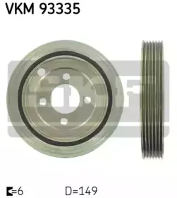 VKM 93335 SKF Ременный шкив, коленчатый вал
